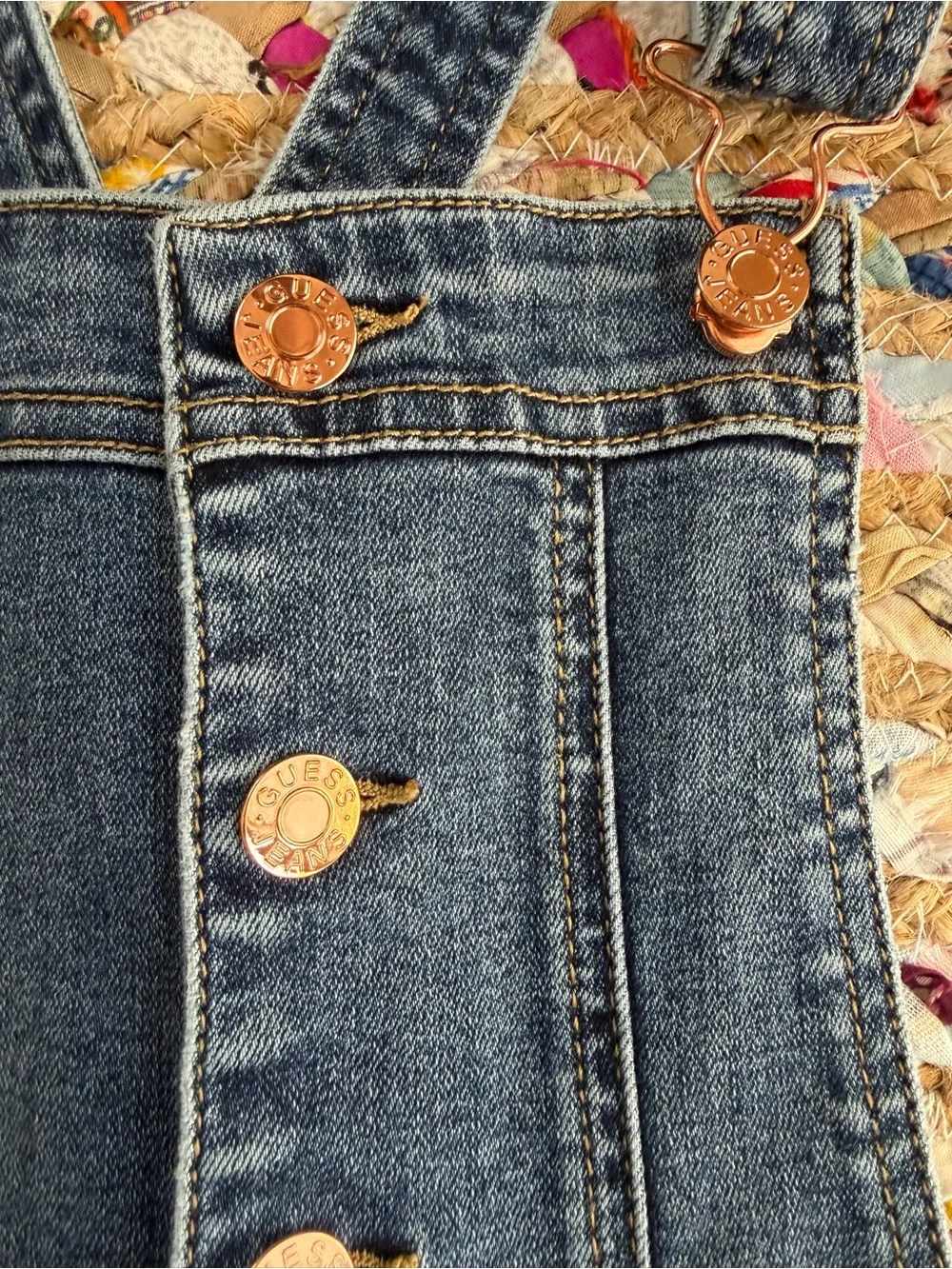 Women’s Guess Jeans Dark Blue Denim Overalls